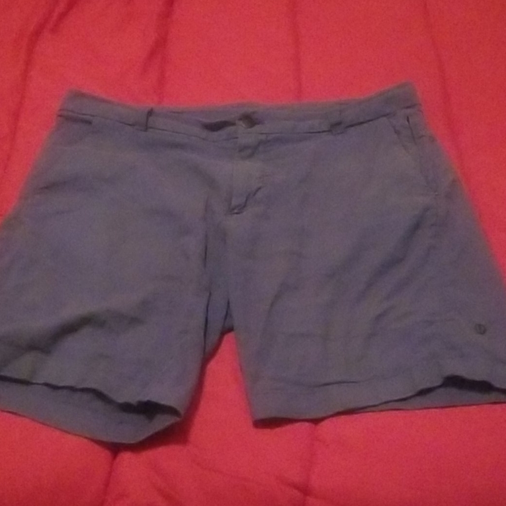 Lululemon cotton linen shorts